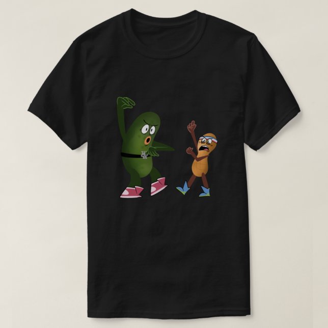 En Pickle och en jordnöt aktiv T Shirt (Design framsida)