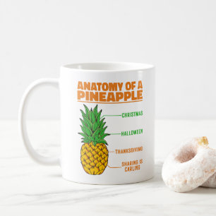 En Pineapple Älskares Semester Familjens Coola Ana Kaffemugg