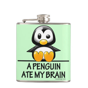 En pingvin åt min hjärna fickplunta