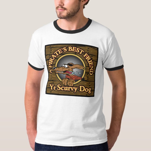 En pirat bästa vän tee shirt (Framsida)