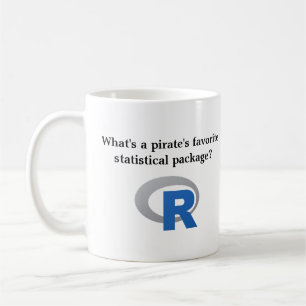 En pirat favorit- statistiska paket kaffemugg