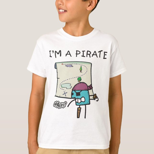 En pirat lurar tee shirt (Framsida)