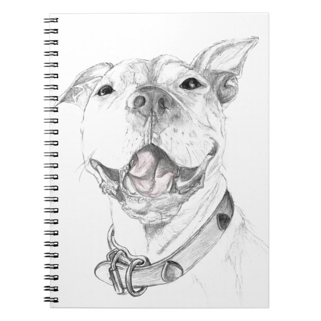 En Pit Bull-leende Anteckningsbok (Framsidan)