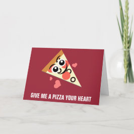 En Pizza din hjärta Helgkort