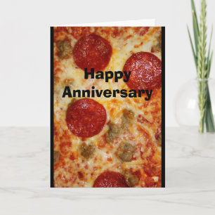 En Pizza min hjärta hör hemma till dig Kort