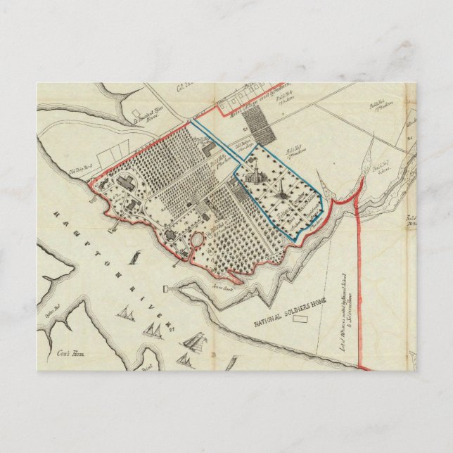 En plan Egendom i Hampton Normal Vykort (Framsida)