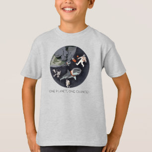 En planet en chans - Earth Day(Animerad textur) T Shirt