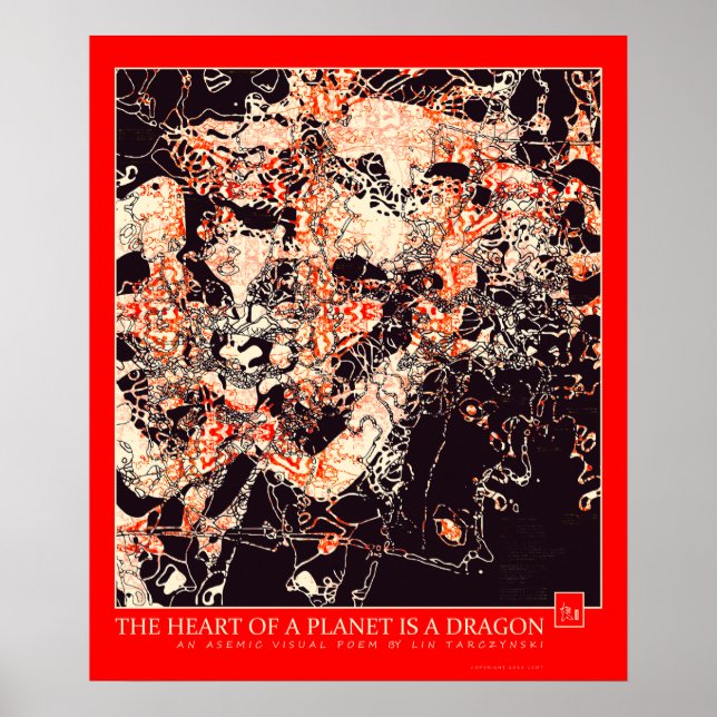 En planets hjärta är en drake, V. 2 Poster (Framsidan)