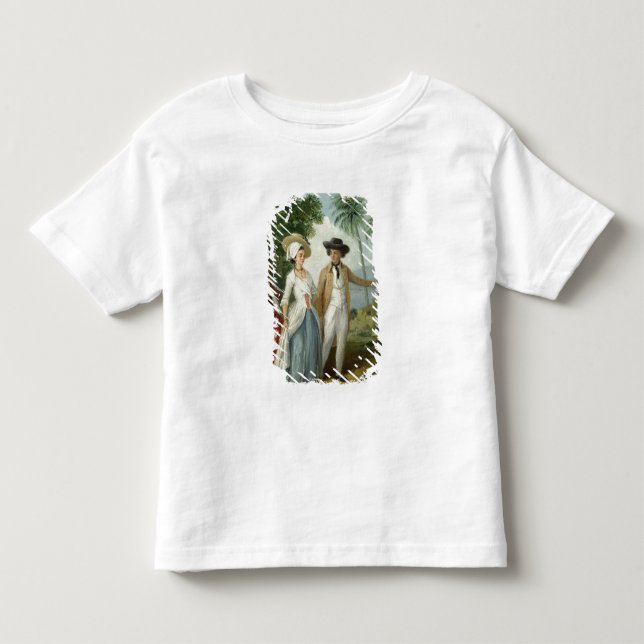 En Planter och hans fru som deltas i av en T Shirt (Framsida)