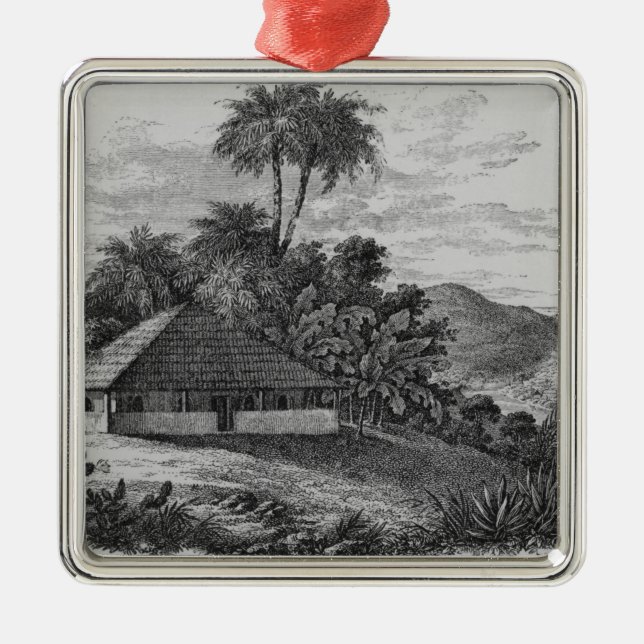 En planters hus i Brasilien Julgransprydnad Metall (Framsidan)