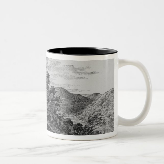 En planters hus i Brasilien Två-Tonad Mugg (Höger)