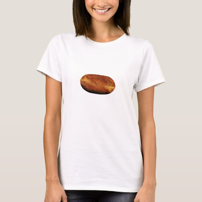 En platinerad potatis t shirt (Framsida)