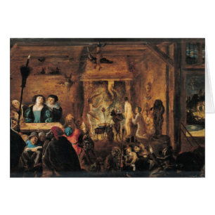 En plats av svartkonst, 1633 hälsningskort