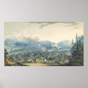 En plats från detTurk krig, 1801 Poster