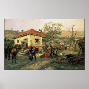 En plats från detTurk krig Poster