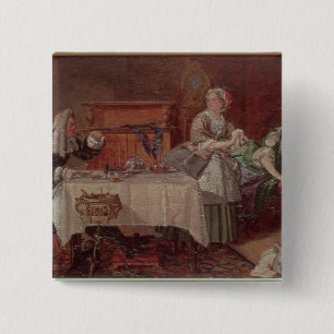 En plats från "Tartuffe" vid Moliere, 1850 Knapp