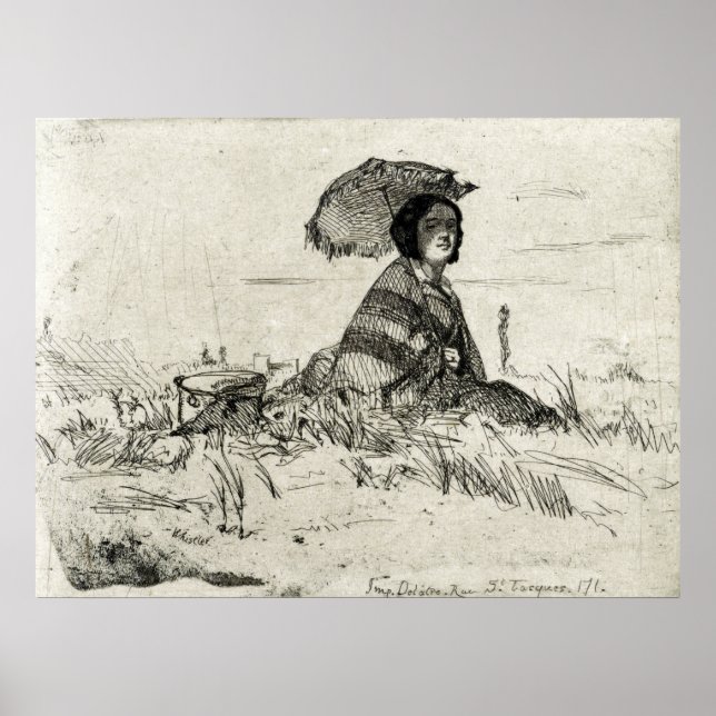 En Plein Soleil - Whistler - 1858 Poster (Framsidan)