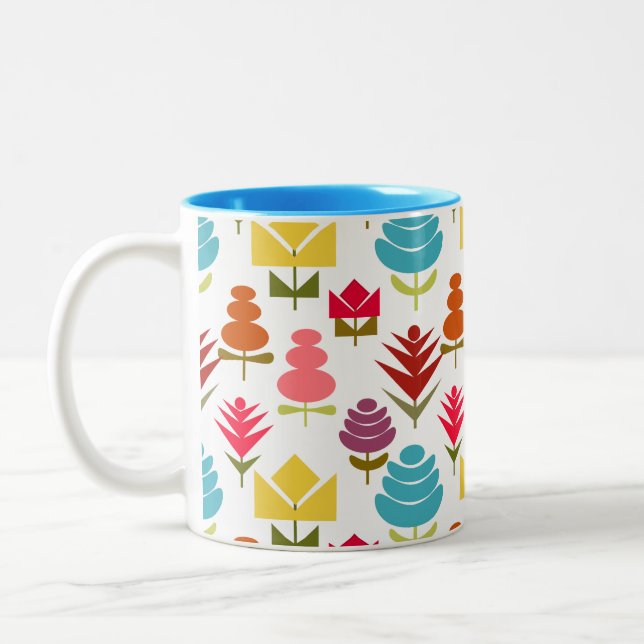En Plethora från de större blommorna Mugg (Vänster)