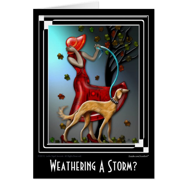 En plötslig ändring hälsningskort (Framsidan)