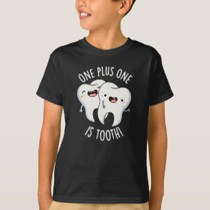 En plus en är Tandfunnen Dental Pun-Mörk BG T Shirt