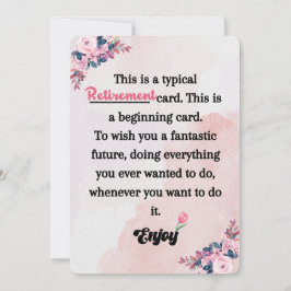 En poetisk resa in i Pension (för honom/henne) Julkort