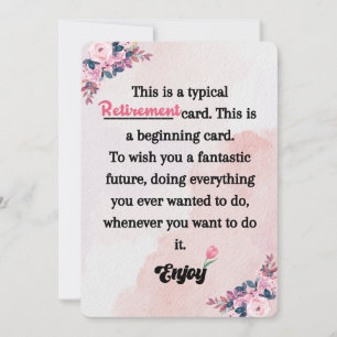 En poetisk resa in i Pension (för honom/henne) Julkort