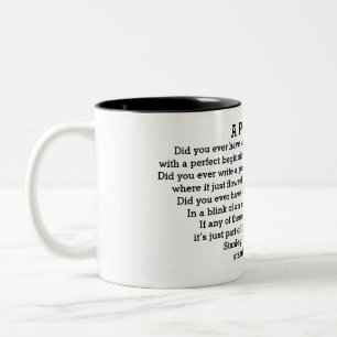 En poets liv Två-Tonad mugg
