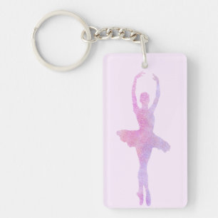 En pointe Ballerina-nyckelkedja Nyckelring