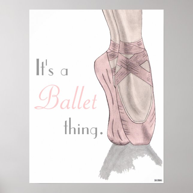 En pointe Poster (Framsidan)