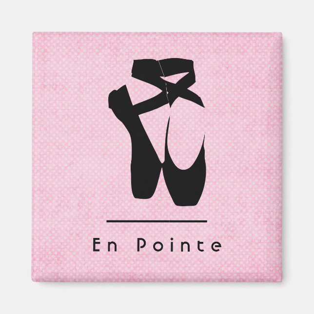 En pointe text med svart bläckfisk en pointe magnet (Framsidan)