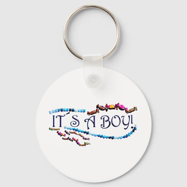 En pojke nyckelring (Framsida)