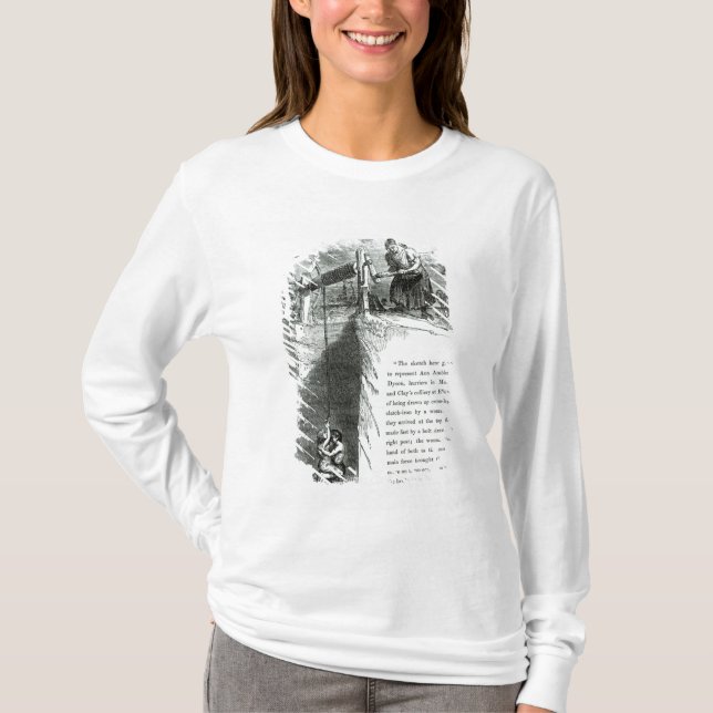 En pojke och en flicka som lindas upp en min axel tee (Framsida)