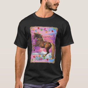 En pojke som Kärlek hästar julafton Ware T Shirt