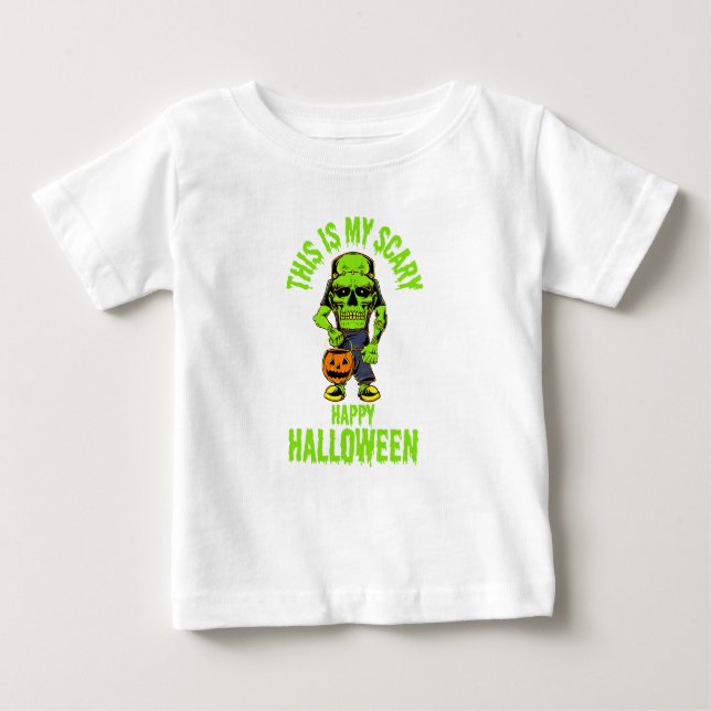 En poky Halloween-säsong av monster. T Shirt (Framsida)