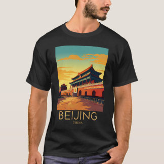 En pop Art Travel i Peking - China T Shirt