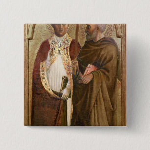 En Pope och en St. Matthias, c.1428-29 Knapp