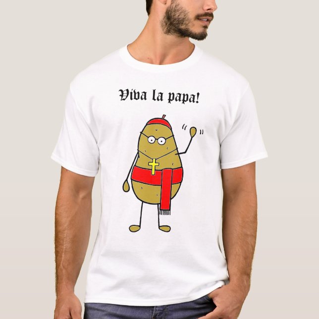 En Popetato Tee Shirt (Framsida)