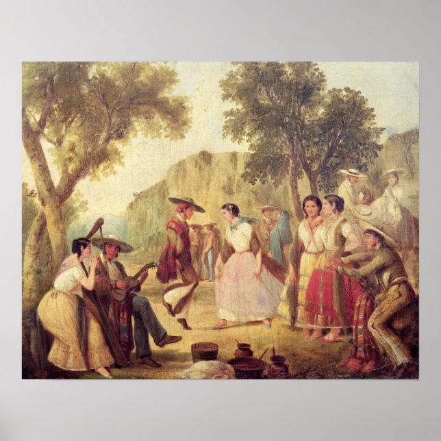 En populär dans poster (Framsidan)