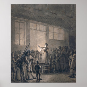 En populär sångare poster