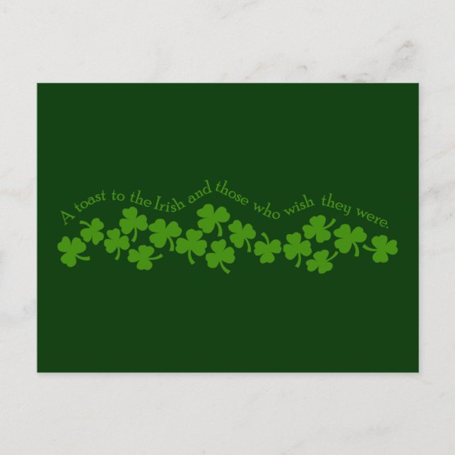 En popup på det irländska vykortet vykort (Framsida)