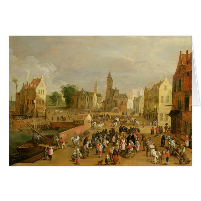 En port hälsningskort (Framsidan Horizontal)