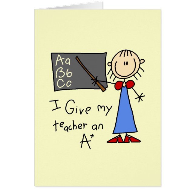 En positiv lärare OBS kort (Framsidan)