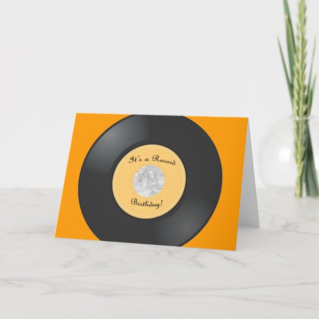 EN POSTBIRTHDAY PHOTO INBJUDAN (Framsida)