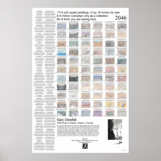 En poster av drömmålning och drömdikter. 25