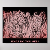 En poster två saker: konstutbildare och hjärnträna