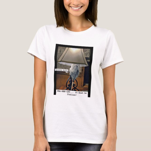 En posum-artikel t shirt (Framsida)