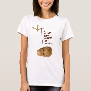 En potatisflotta runt mitt rum t-shirt