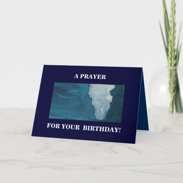 EN PRAYER FÖR DIN BIRTHDAY KORT (Framsida)