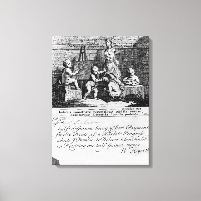 En prenumeration Biljett för 'A Harlot's Canvastryck (Framsida)