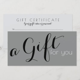 En presentcertifikat för dina idéer - Typsnitt 1